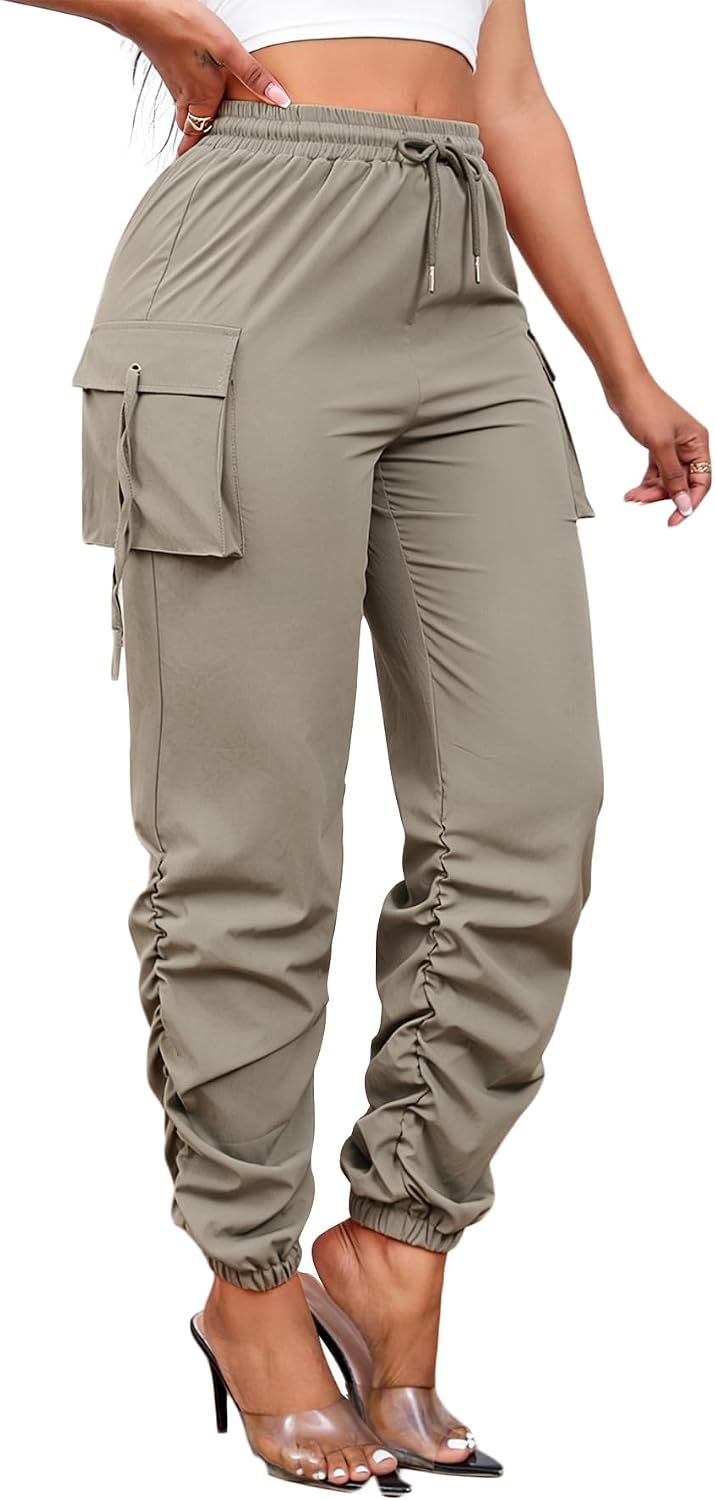 Cargo Pants Women Joggers Quick Dry Hiking Pants with Pockets