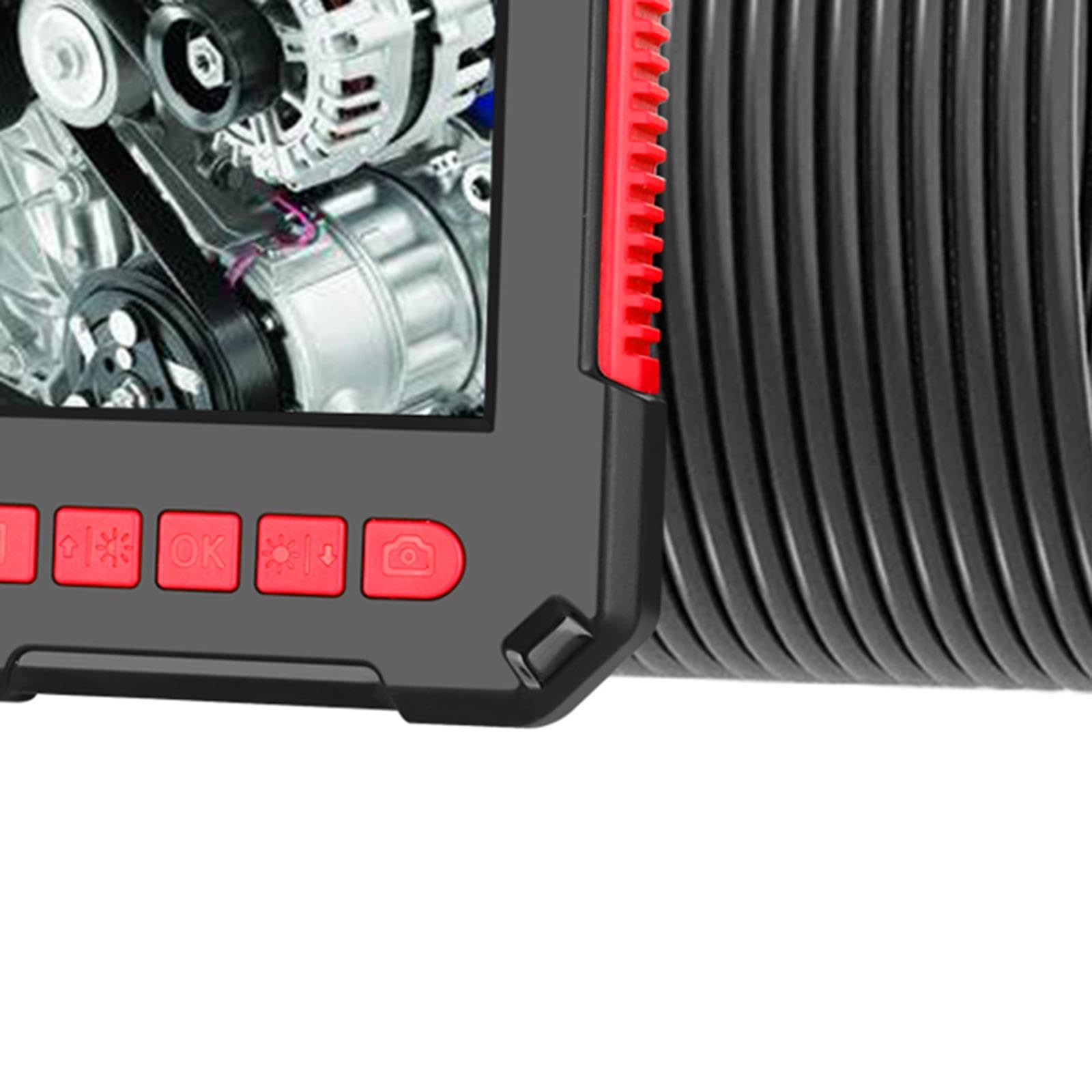 Generic Telecamera endoscopica industriale premium da 3,9 mm per ispezione fognaria Multiuso IP67 Telecamera impermeabile per Boroscopi 1280x720P, Cavo rigido da 3.9 mm 2 m