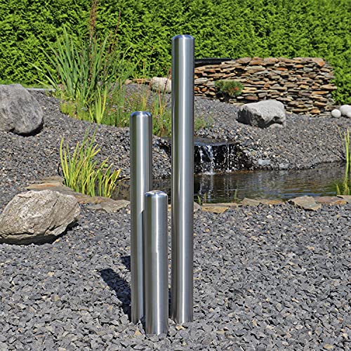 CLGarden B-Ware Edelstahl Element für Säulenbrunnen Gartenbrunnen...