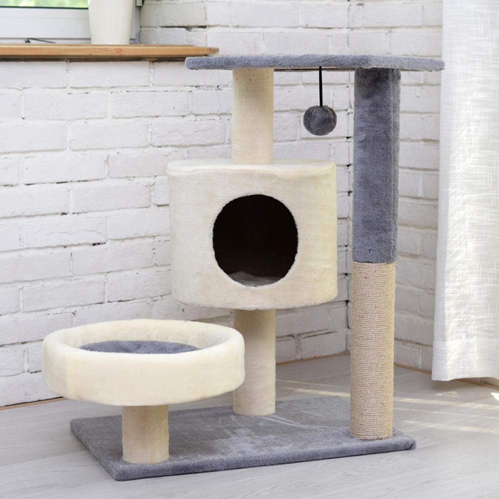 Kratzbaum Für Katzen Kletterbaum Für Katzen Katzenregal Katzennest Eine Katze Klettergerüst Katzenklettergerüst Villa Großer Luxus Katzengreifer Kratzbaum Katzengreifer Post-043 M Plus