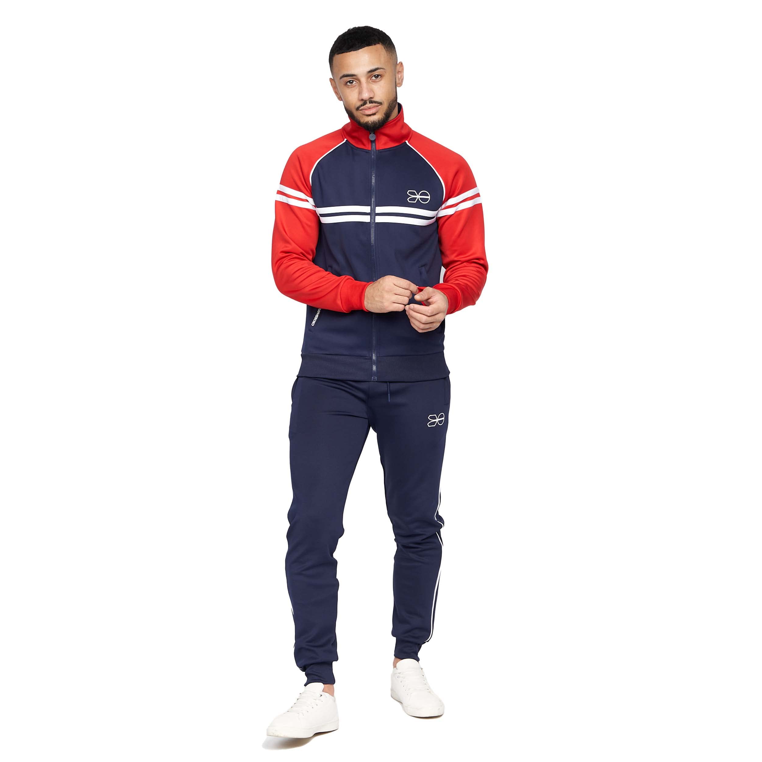 CrossHatchMens Essential Full Tracksuit Sets - Hoodies - Joggers - Sweats