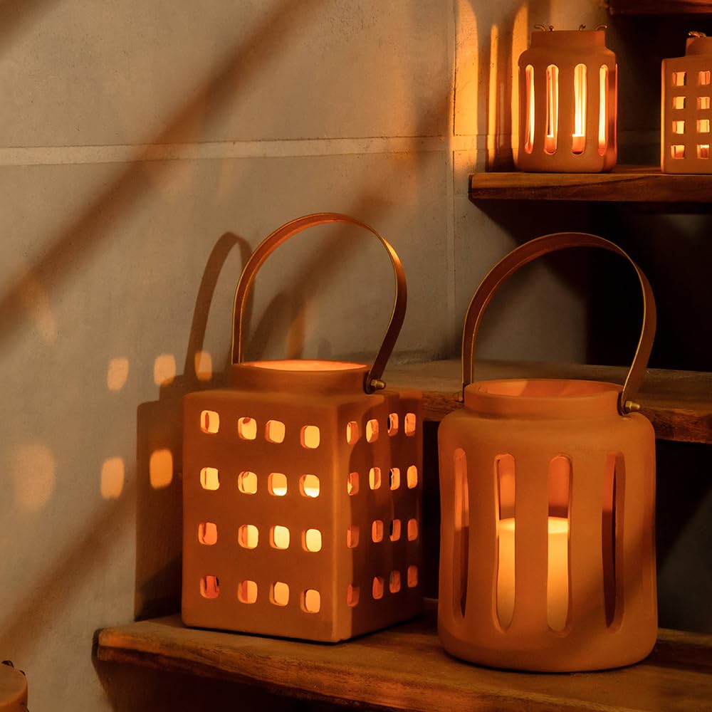 See full amazon price history chart for Ellementry Lupa Round Terracotta Lantern - Large, Hanging Lamp for Home Décor, Candle Holder Stands for Balcony & Garden, Aesthetic Lalten for Christmas Décor & Gifts Ellementry Lupa Round Terracotta Lantern - Large, Hanging Lamp for Home Décor, Candle Holder Stands for Balcony & Garden, Aesthetic Lalten for Christmas Décor & Gifts (B0BJ2MWLNK) Amazon Price History, Amazon Price Tracker