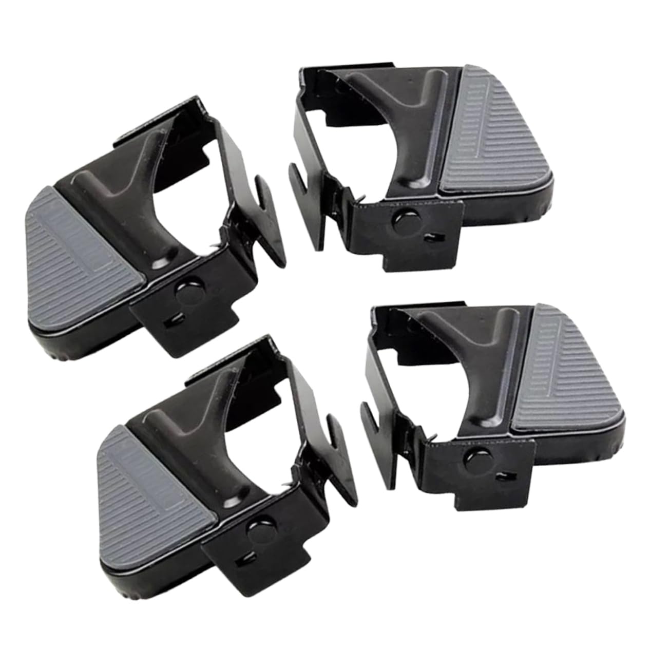 Garneck Carbon Steel Bike Rear Stunt Pegs Foot Pedals Toe Cages Boys and Girls Bike Accessories