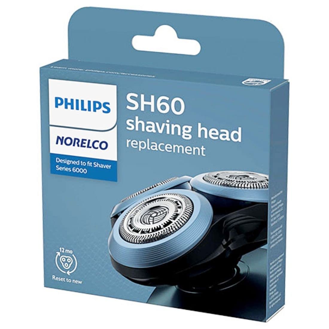 Philips Norelco SH60/72 Replacement Self-Sharpening SkinProtect Blades - Series S6000 & S6880/81 & S6810/82 & S6850/85