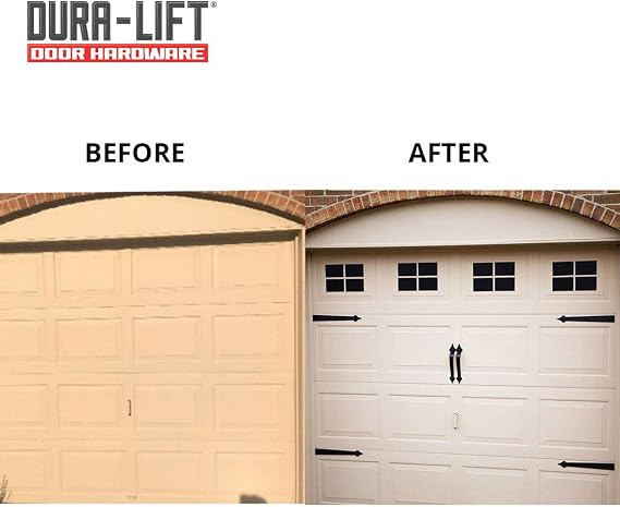 Decorative Magnetic Faux Garage Door Windows for 2-Car Garage, 32-Pack