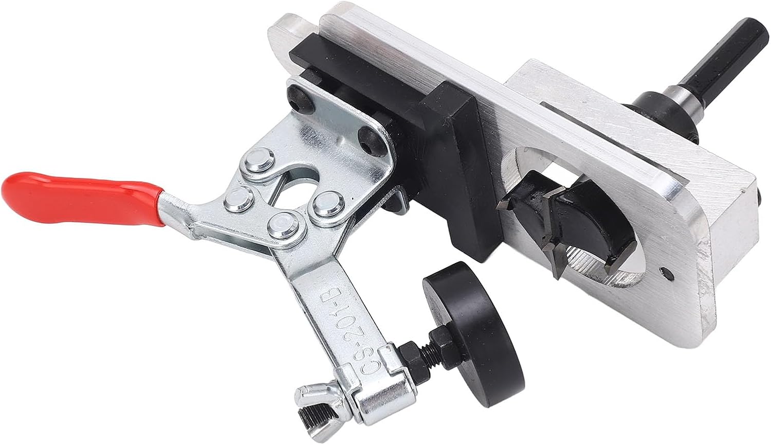 Concealed Door Hinge Jig, 35mm Aluminum Alloy Cabinet Hinge Jig Hole Drilling for Woodworking Door Cabinet Hinges