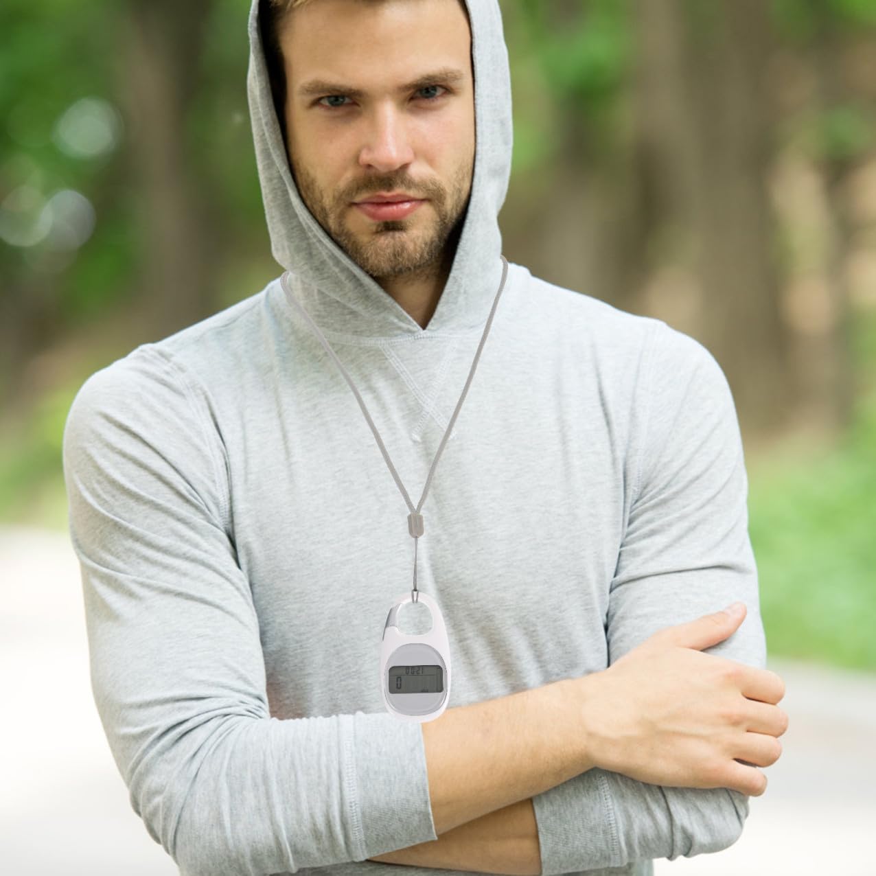 BESPORTBLE Krokomierze 2 Krokomierz Przenośny Licznik Kalorii Krok Na Zewnątrz Licznik Kroków Kaloria Krok Fitness Akcesoria Podróżne Codzienny Krok Biały Abs Wielofunkcyjne 3d