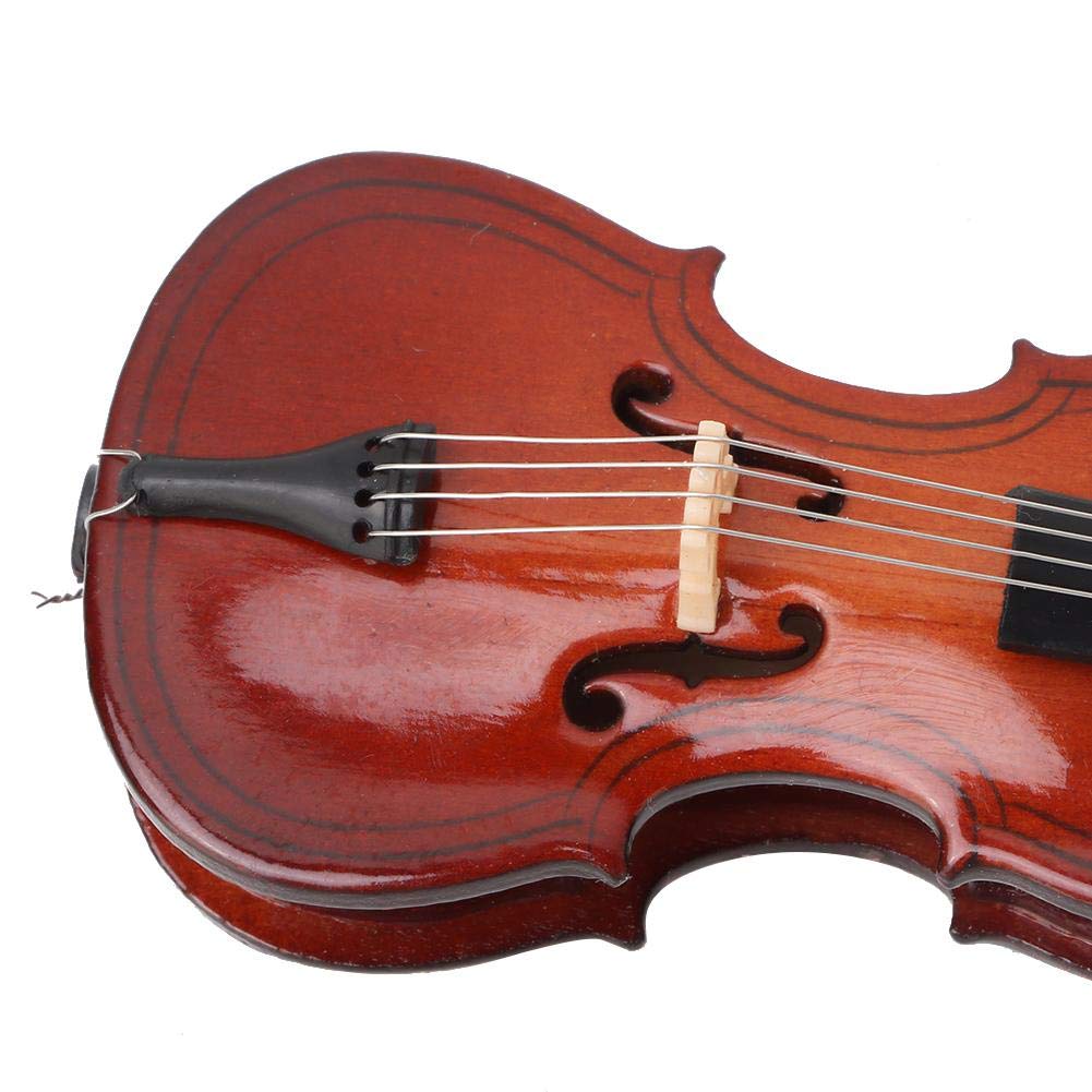 10cm Mini modello di violoncello di legno modello di strumento musicale Regali musicali Decorazioni per la casa Ornamenti da collezione