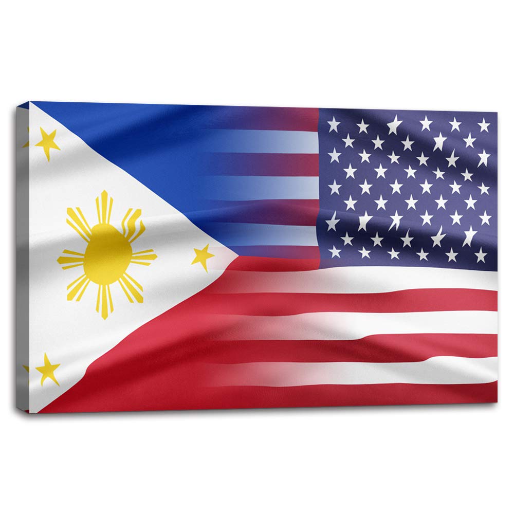 Buy AMEMNY Philippines and USA Wall Art Canvas Prints Filipino