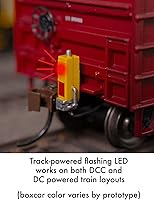 Vista 6 de Bachmann Trenes - 50' Exterior Caja de Coche con Dispositivo Intermitente de Extremo del Tren - Bath & HAMMONDSPORT #25105 - Escala HO