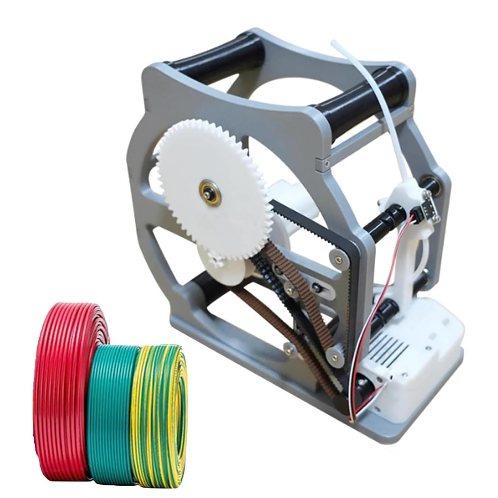 Rebobinador de filamento 3D eléctrico para organizar un taller de impresión limpio