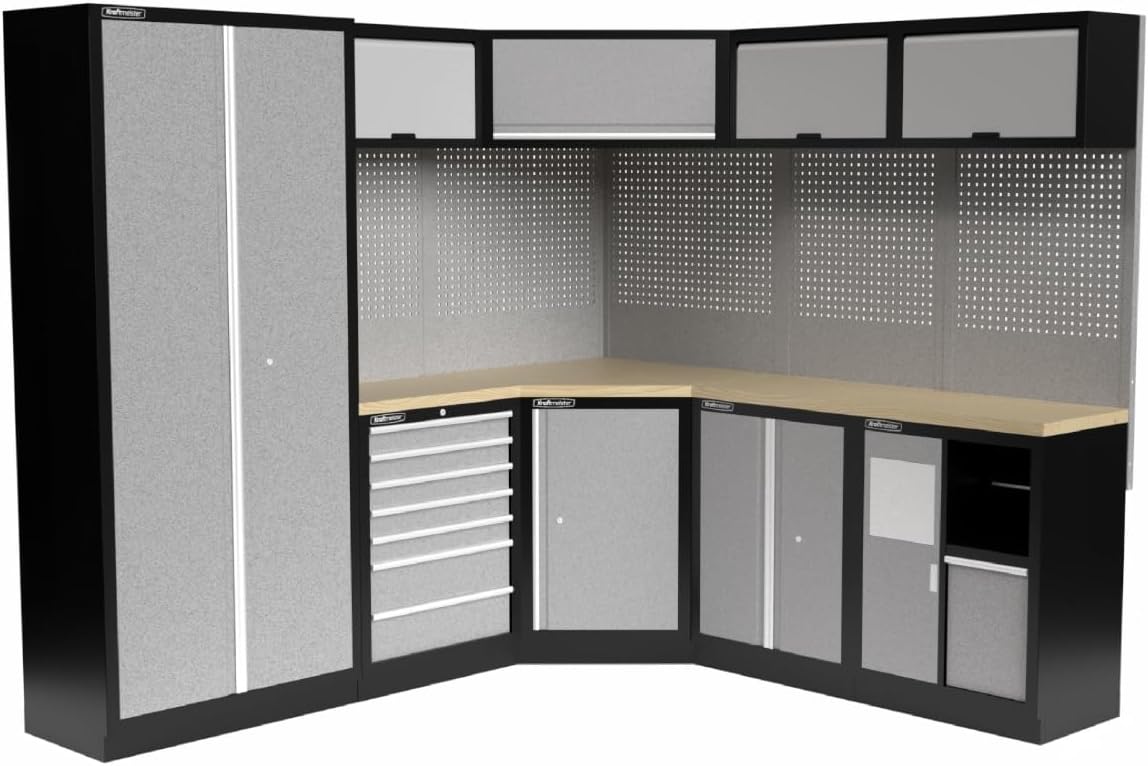 Kraftmeister Rhode Island workstation- Garage storage cabinets
