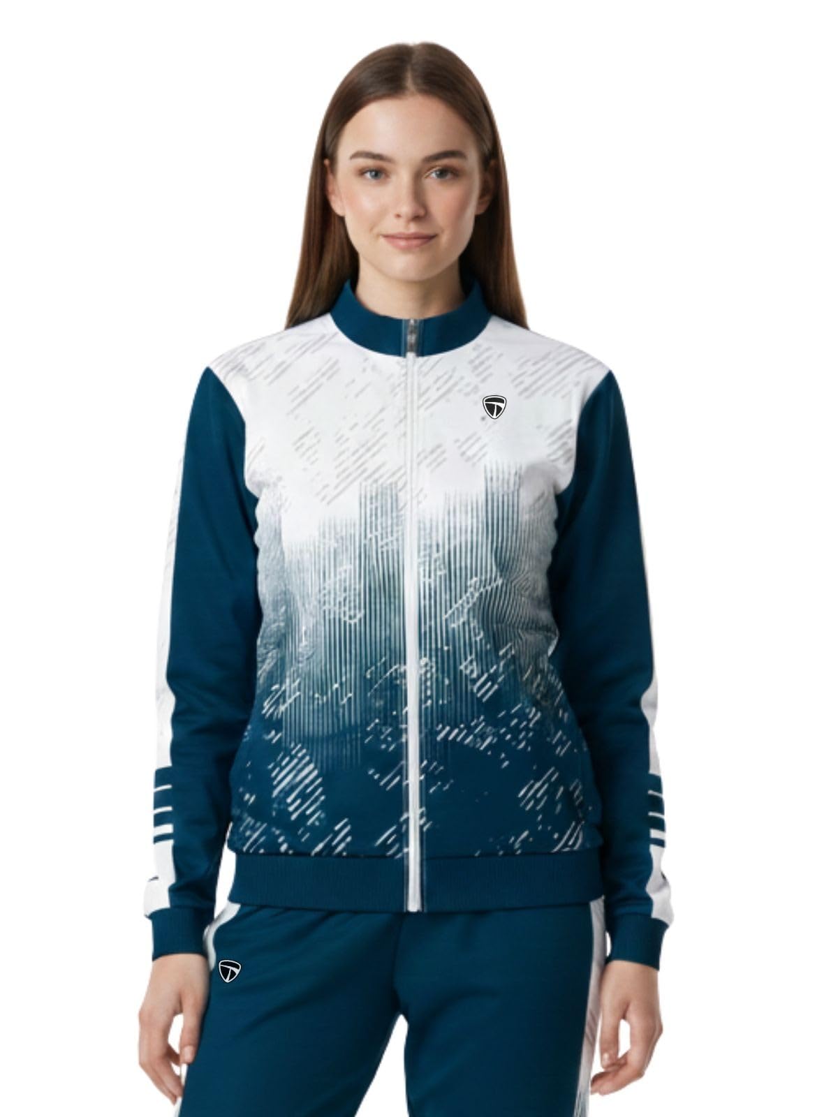 Women's Running Sports Jacket | Athletic Gym Jogging Workout Exercise Activewear Upper Full Zip Long Sleeve Lightweight Outdoor Track Top for Girls-image-28