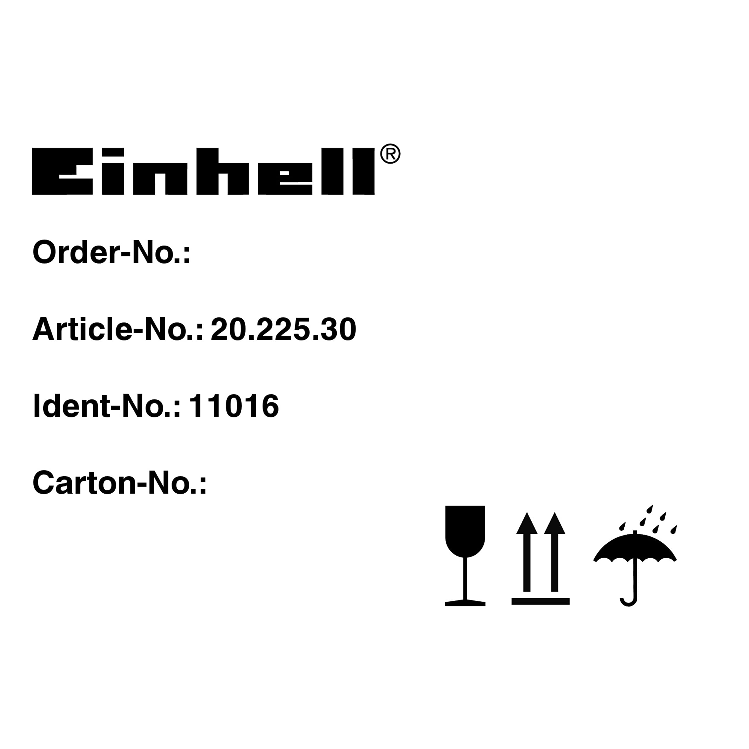 Einhell palé Transpaleta TC de PT 2500 (carga 2500 kg, tenedor Altura 80 – 190 mm, estructura resistente en acero, ruhige unidad eigenschaft el Poco rodadura)