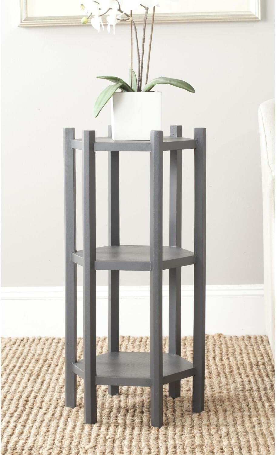 Safavieh American Homes Collection Leonie Charcoal Grey Telephone Table : Everything Else