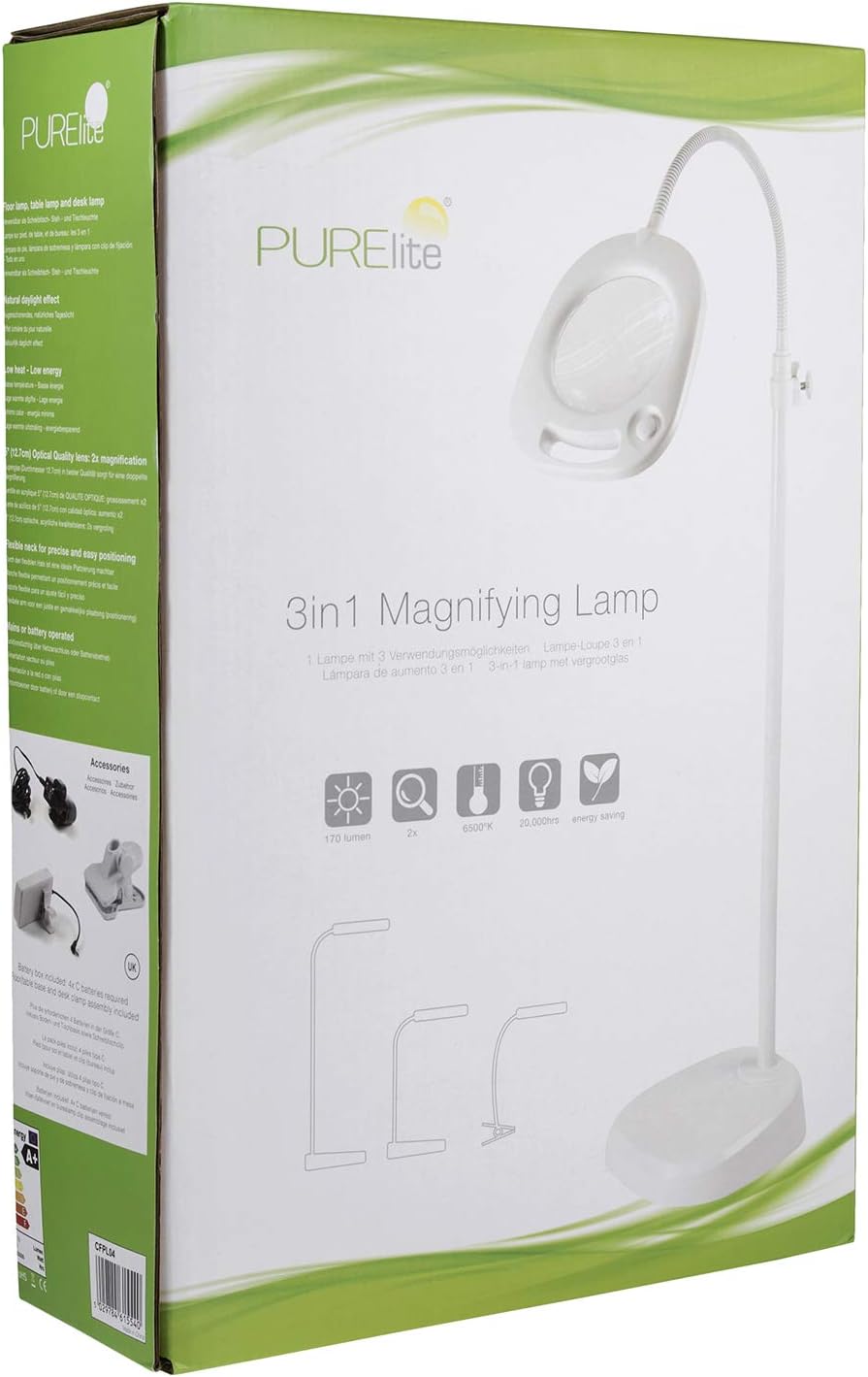 Tech Deals 🔥 PURElite 3 in 1 Magnifying Lamp