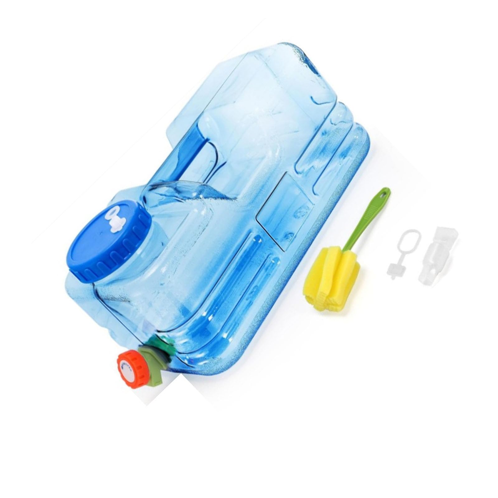 Piceioep Multipurpose 2.6 Gallon Water Bottle with Built-in Tap for Easy Access Camping Hiking Water Bottle