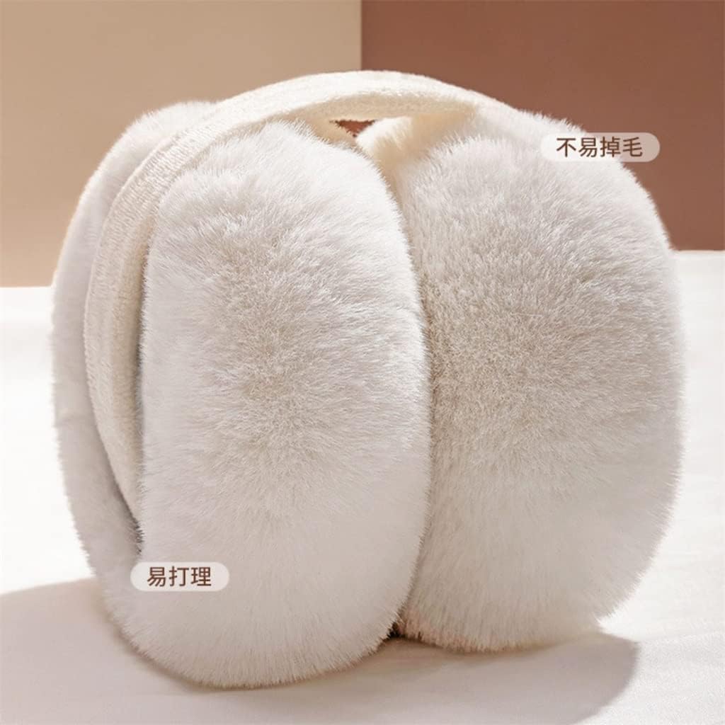 New Windproof Minimalist Earmuffs Winter Warm Earflaps Universal Ear Warmers Foldable Thickened Plush Ear Wrap Ear Covering