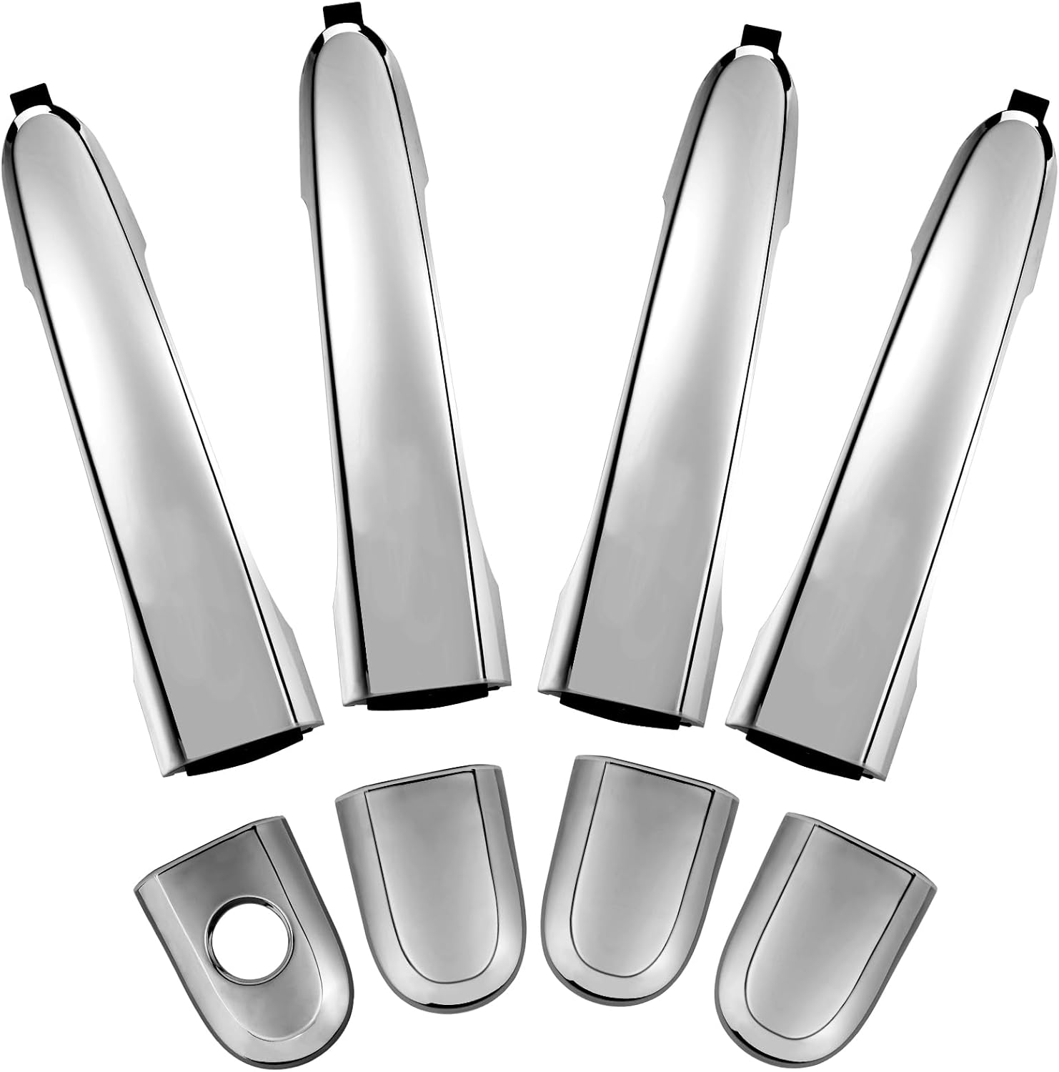 4Pcs Exterior Door Handle Set for Kia Sorento 2011 2012 2013 2014 2015,Front and Rear Left & Right Side Replaces 82651-2P010 82652-2P030,Chrome