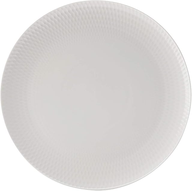 Maxwell & Williams White Basics Diamonds Charger Plate, Porcelain, White, 30 cm