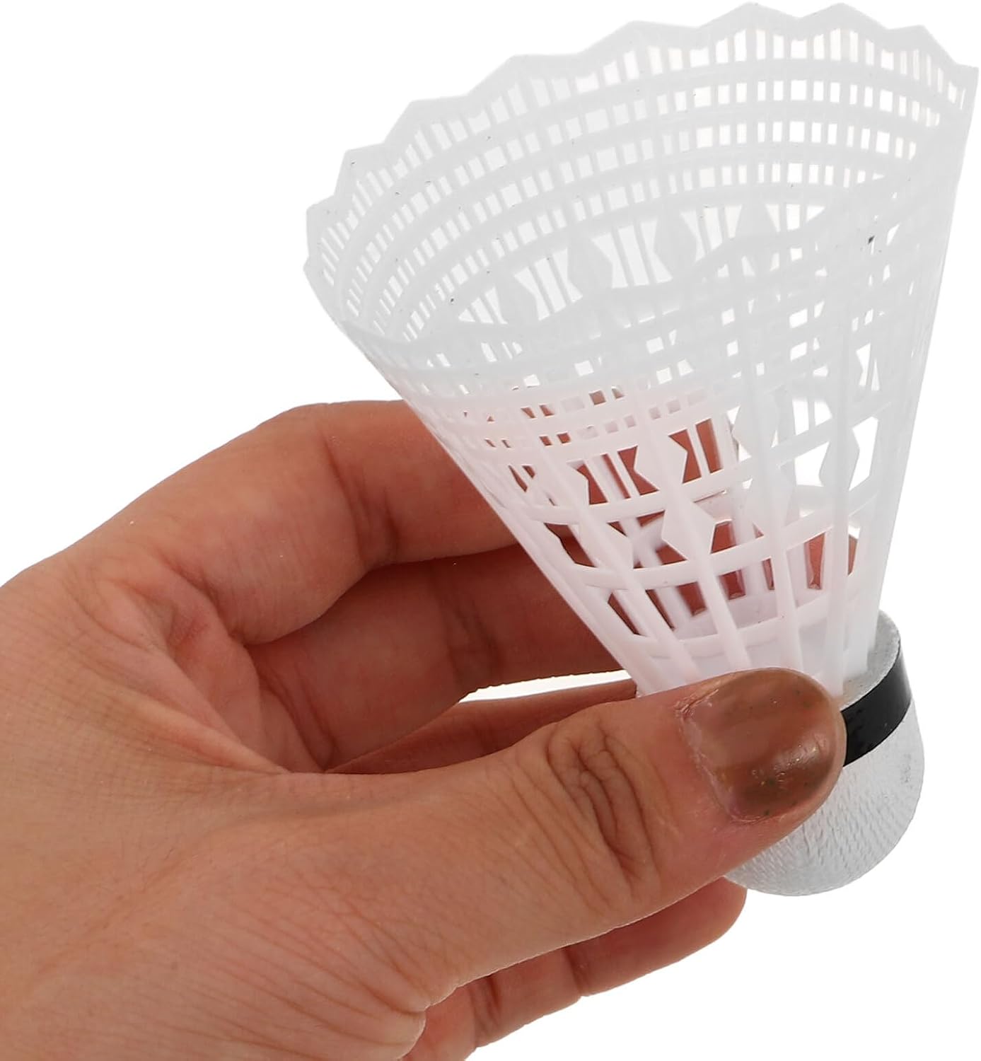 INOOMP 12PCS Nylon Badminton Shuttlecocks Set Replacement Birdies for Outdoor and Indoor Games Lightweight Training Balls for Backyard and Garden Play