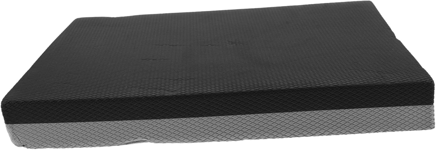 Kisangel Non Slip Exercise Pad for Yoga Balance Training Ab Wheel Workouts Lightweight High Density Foam for Enhanced Comfort Stability for Home Gym Use