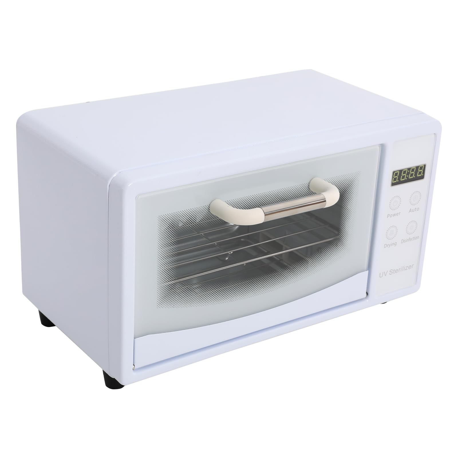 Sterylizator UV 2 w 1 i sterylizator na gorące powietrze 75℃, 10 l, urządzenie do dezynfekcji z regulowaną półką, do dezynfekcji, gabinetu, sterylizacji UV, do studia paznokci, manicure, kosmetyków