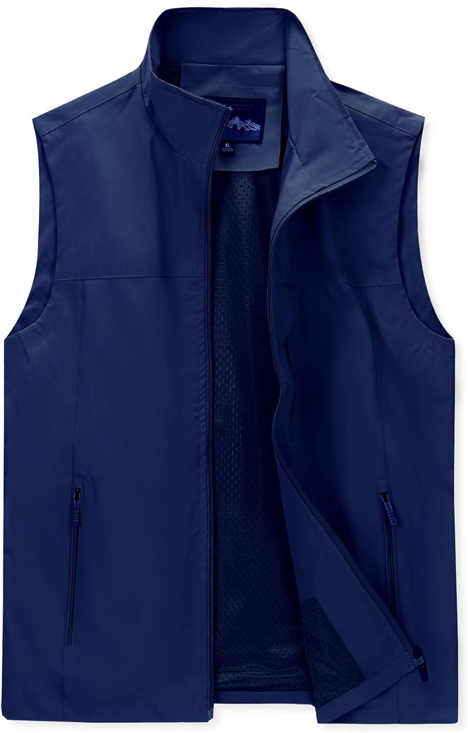 MANLUODANNI Men's Lightweight Vest Sleeveless Outdoor Work Jacket for Travel Hiking Running