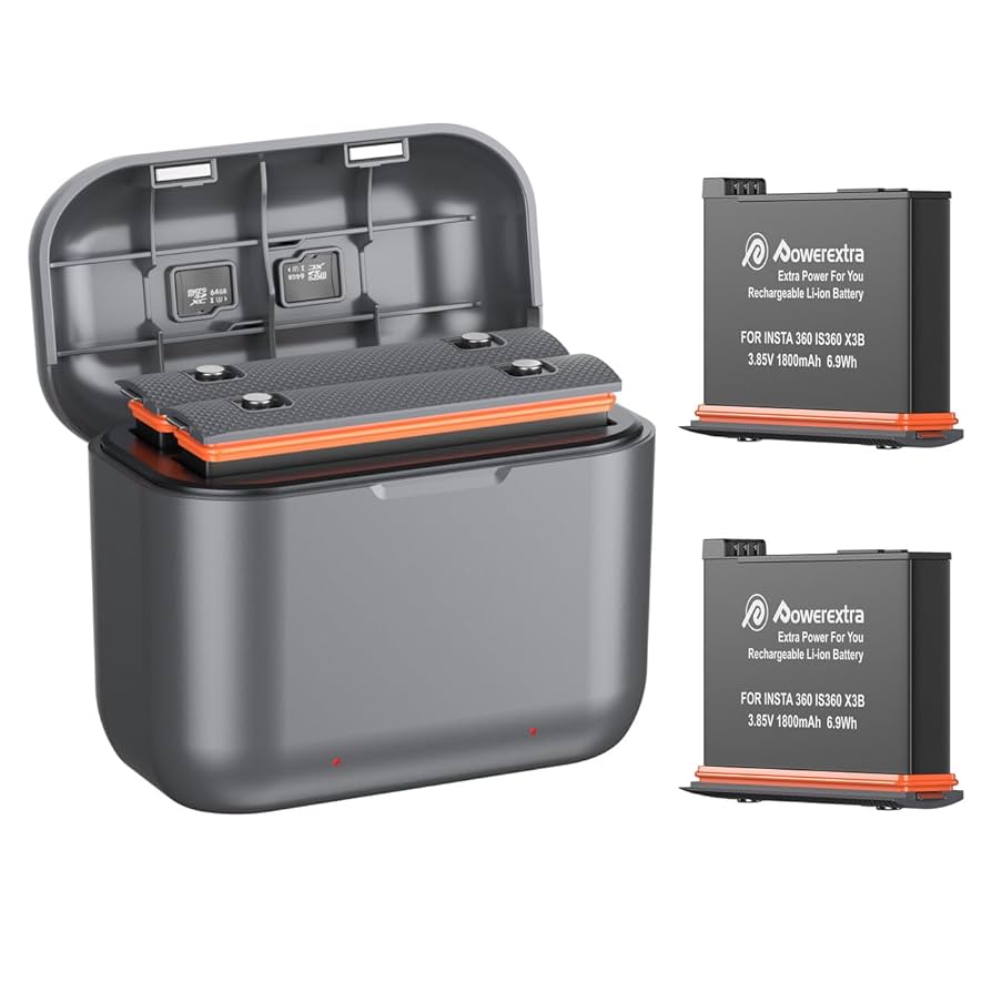 Amazon.co.jp: Insta360 X3 互換バッテリー + 充電器 セット 大