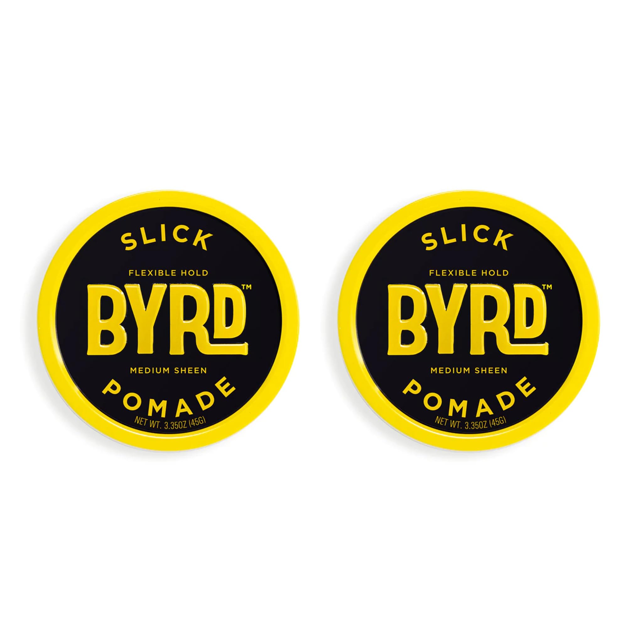 Slick Pomade 2-Pack - Flexible Hold, Medium Sheen, Add Slick Style to All Hair Types, 3.35 Oz Each (Two Pack)