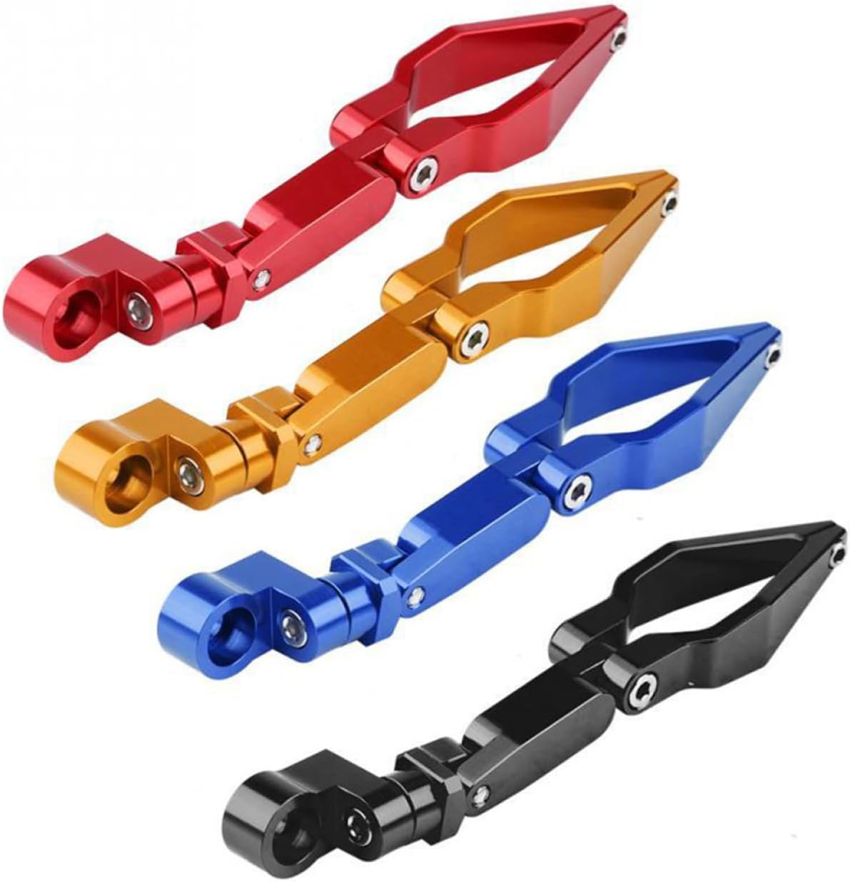 Motorcycle Brake Line Clamp Tool Foldable Fixing Clip for Repair Design Essential for Brake and Heater Hoses Red