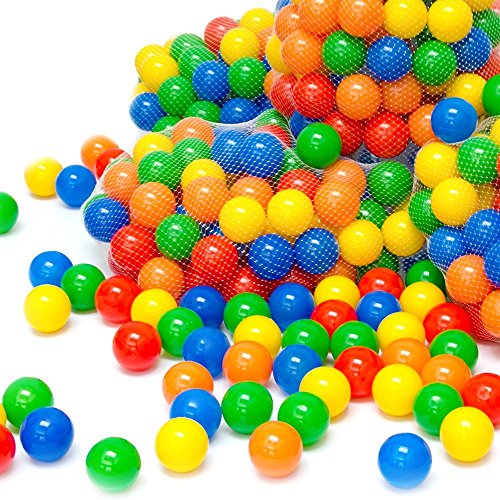 LittleTom Dès la Naissance 50 Balles Piscine Bébé - Boules Plastique Colorées Sécurisées sans BPA - Jeu Éveil Motricité Enfant - Accessoires Tente Parc...
