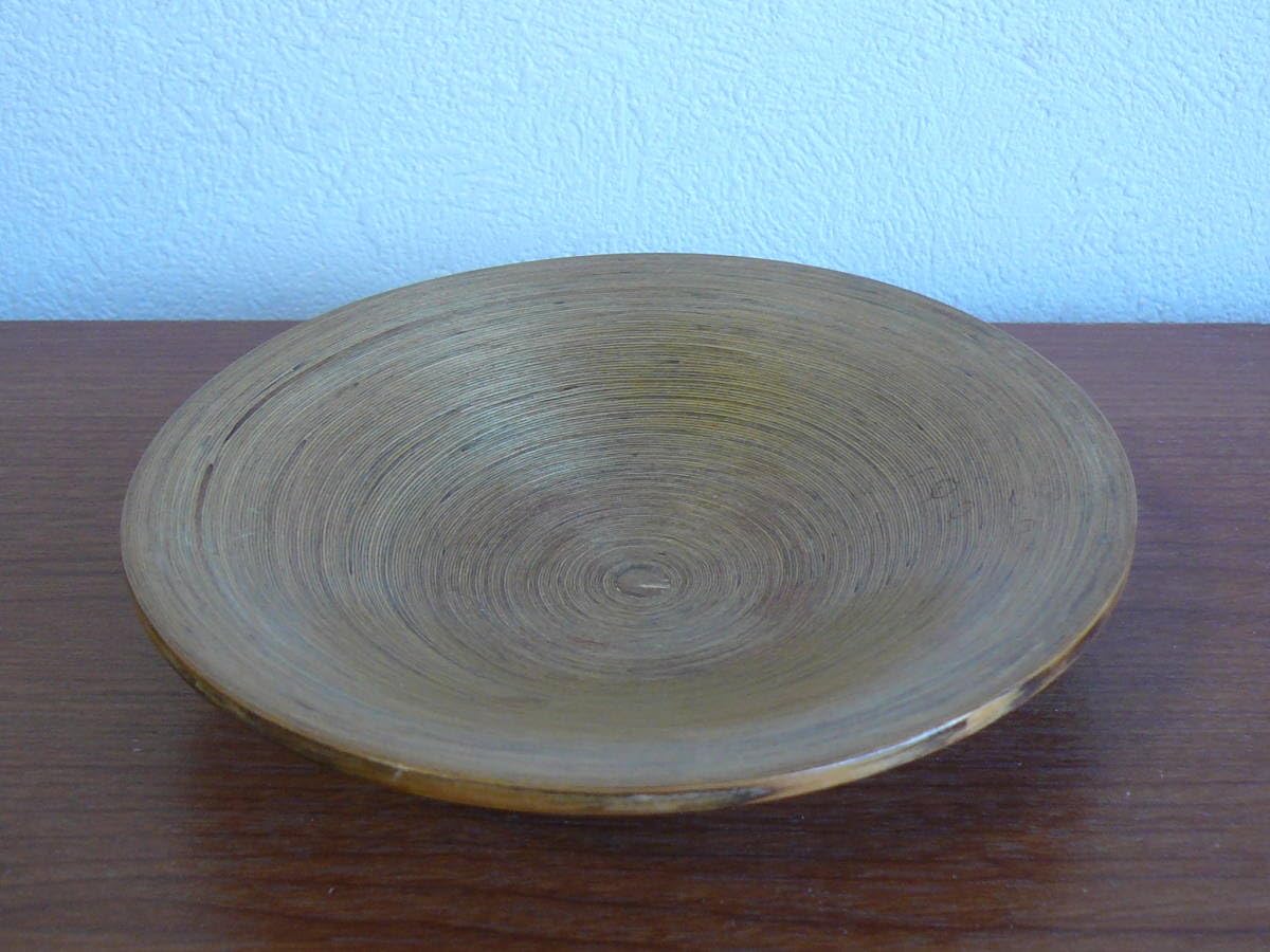 Amazon.co.jp: 送料350円～飛騨高山千巻茶托銘々皿5客（5枚）木工芸品