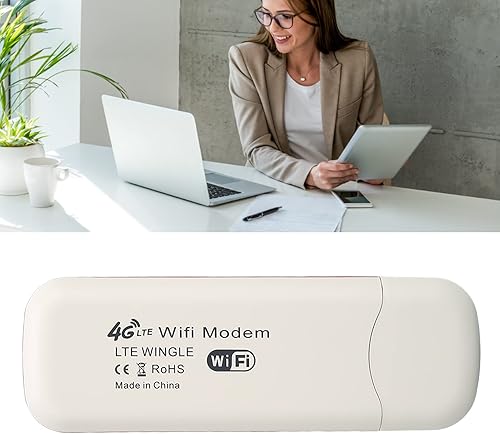 Miniatura 5 de Módem USB 4G LTE, enrutador portátil dispositivos de Internet móviles para oficina de viajes en casa, enrutador de red de hotspot móvil con ranura