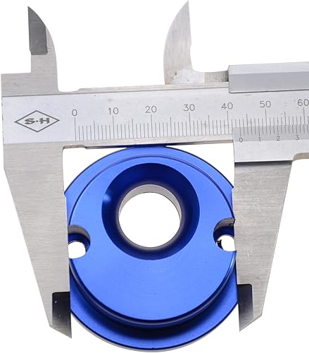 Miniatura 7 de GOOFIT Filtro de aire azul de 1.732 pulgadas con adaptador de aluminio para motor de 2 tiempos, 43 cc, 47 cc, 49 cc, moto, cuatrimoto, motocross,