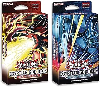 Set Egyptian God Slifer the Sky Dragon and Obelisk the Tormentor Trading Card Game Structure Decks