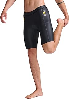 2XU - Propel Buoyancy Short - Rubber Nylon Material for Swimming - Black