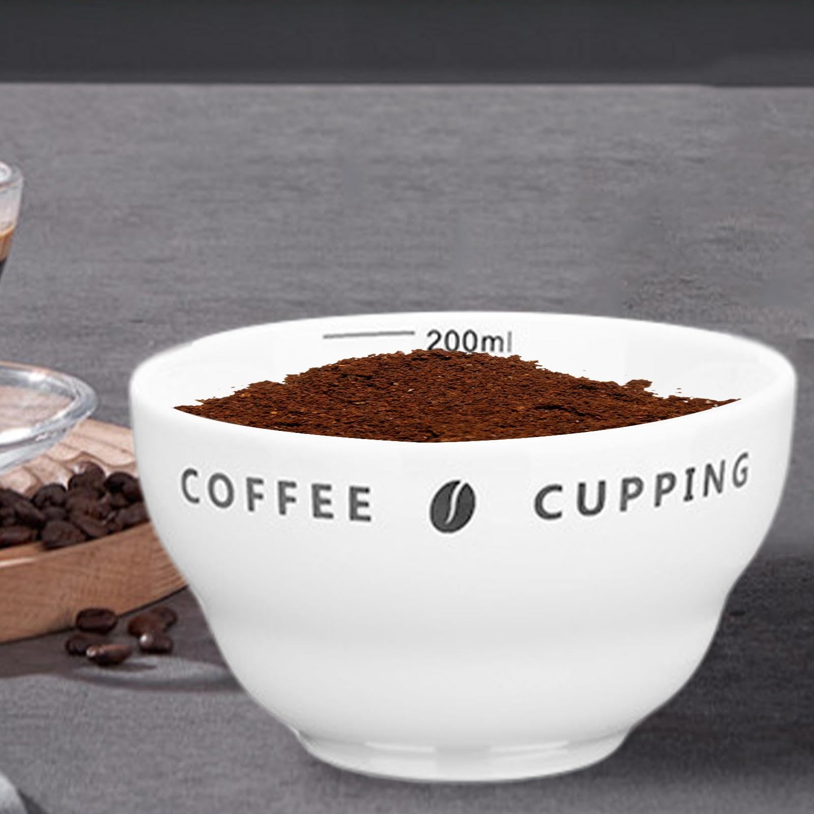 4 Tazzine Da Caffè Espresso, Tazze Da Degustazione, Tazze Dosatrici, Tazze Da Caffè Realizzate in Materiale Spesso per La Degustazione di Caffè in Bar