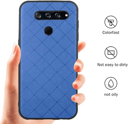 Miniatura 6 de Asuwish Funda de teléfono para LG V40 ThinQ Funda de goma suave, resistente a los golpes, resistente, ligera, flexible, antideslizante, ajuste