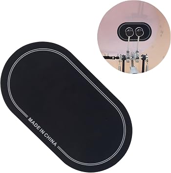 2pcs Single/Double Pedal Drum Patches Skin Replacement Self-Adhesive Drumhead Patchs Protector for Kick Bass Durm Parts