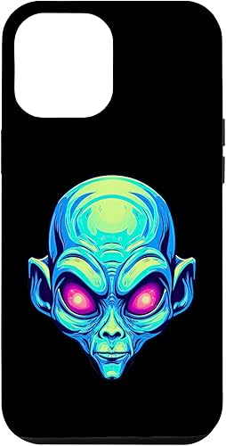 Miniatura 10 de iPhone 14 Pro Funny Alien Face UFO Alien Head Case