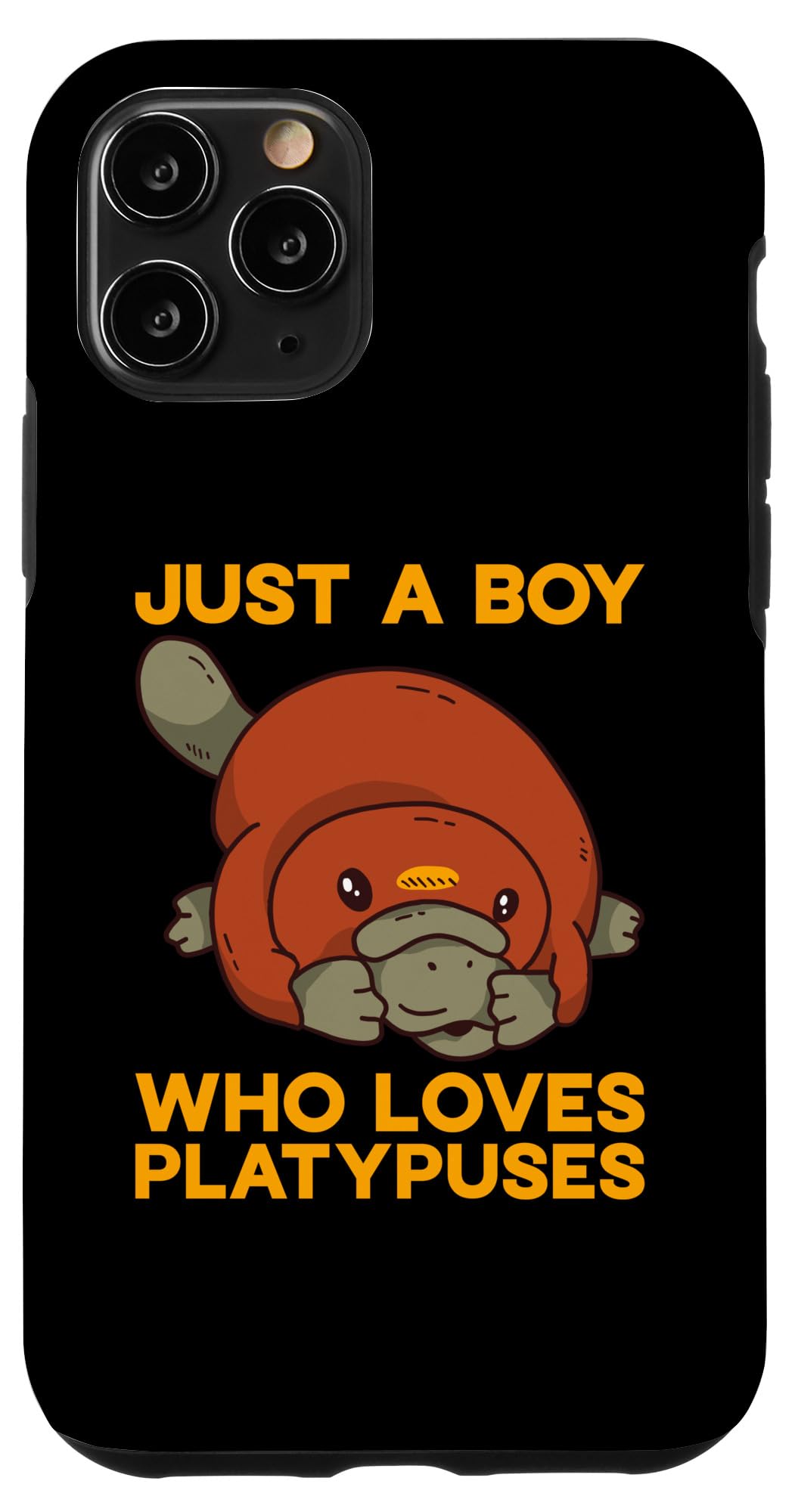 Amazon.co.jp: iPhone 11 Pro カモノハシが大好きな少年 カモノハシ