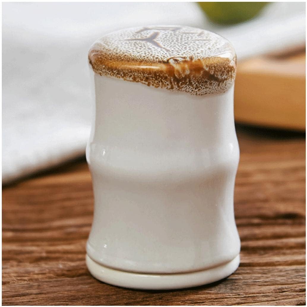Ceramic Toothpicks Container ，Plastic Toothpick Case，Fashion Ceramic Toothpick Holder with Lid Toothpick Dispenser Toothpicks Container Novelty Toothpick Holder Dispenser Chic(Style 1)