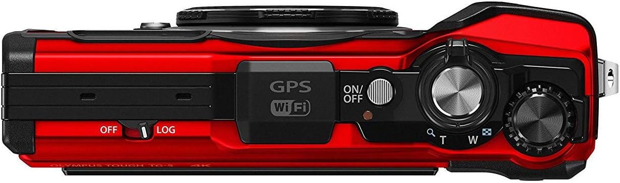 OM SYSTEM Olympus TG-5 Waterproof Camera with 3-Inch LCD, Red