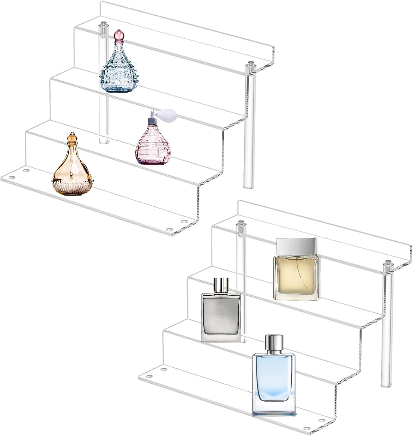 Acrylic Perfume Stand 9'' Perfume Organizer Clear Display