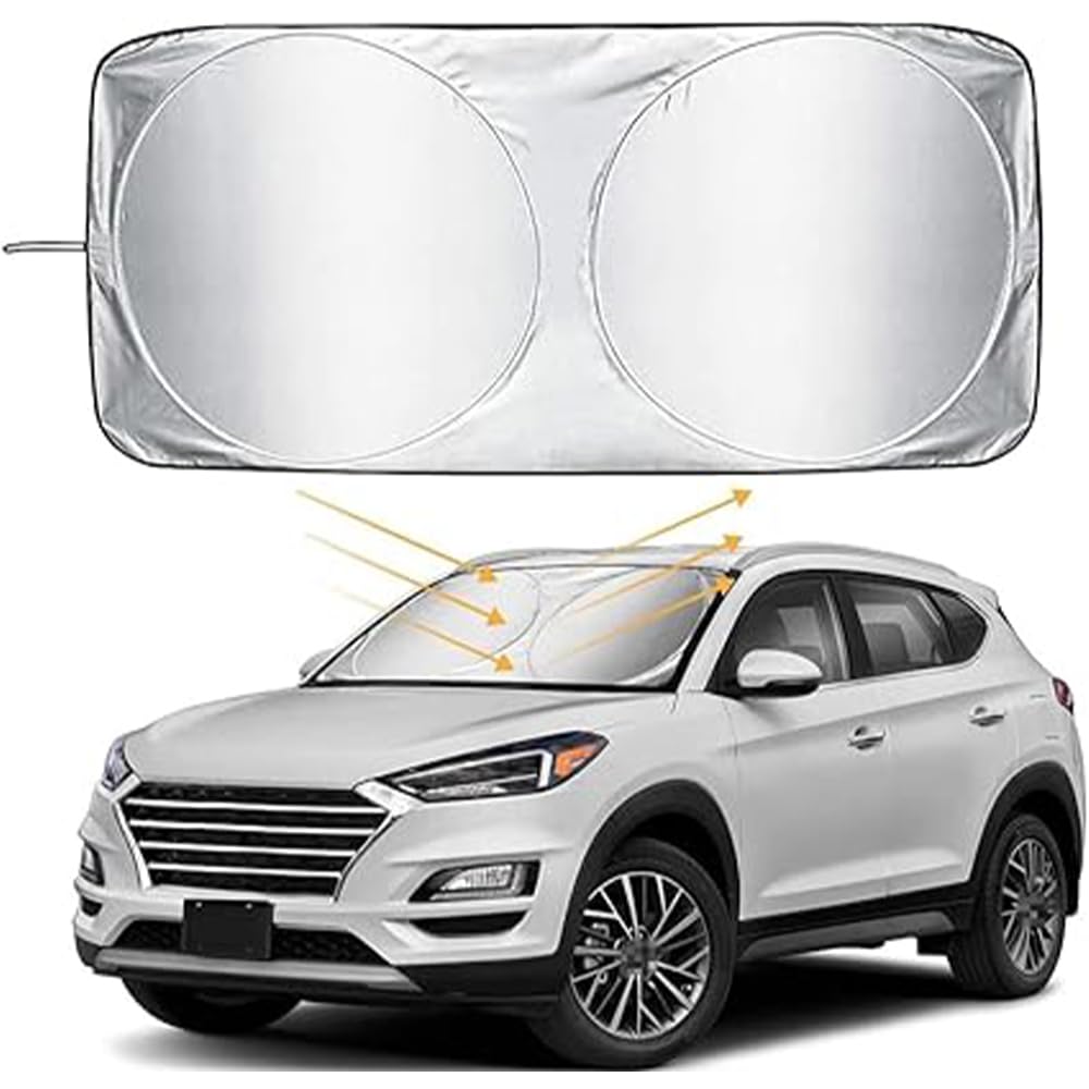 Parasol Coche Delantero para Citroen C4 Picasso 2017-2020, Parasol Plegable Anti UV Parasol Coche Paraguas Accesorios,160x86cm