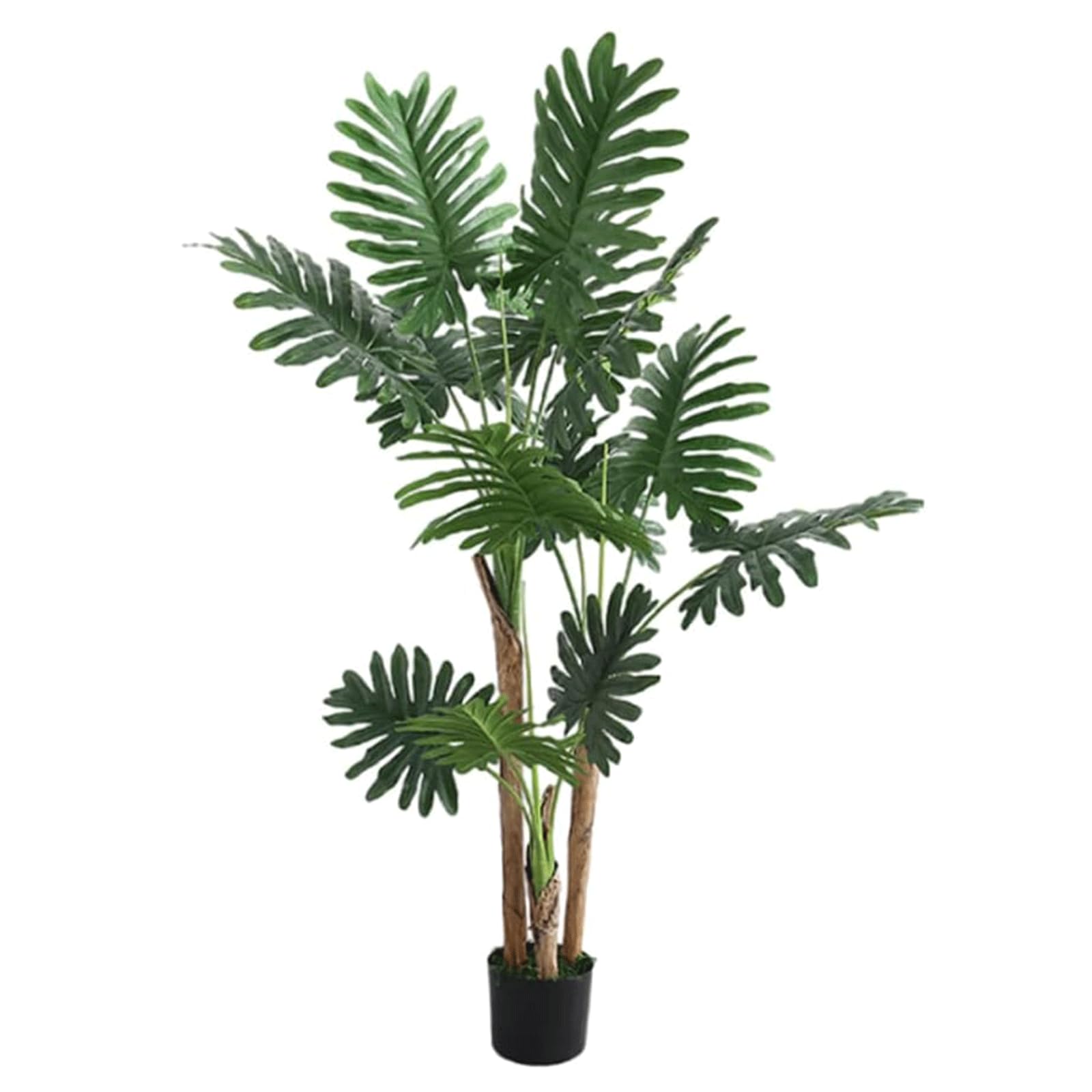 GLJTUO fake tree Fake Tree Artificial Turtle Tree Potted 150cm/4.9ft Simulation Tree Lifelike Fake Plants For Home Office Artificial Plant Realistic Design