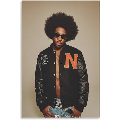 Brent Faiyaz R&B Singer Album Cover Art Print on Canvas