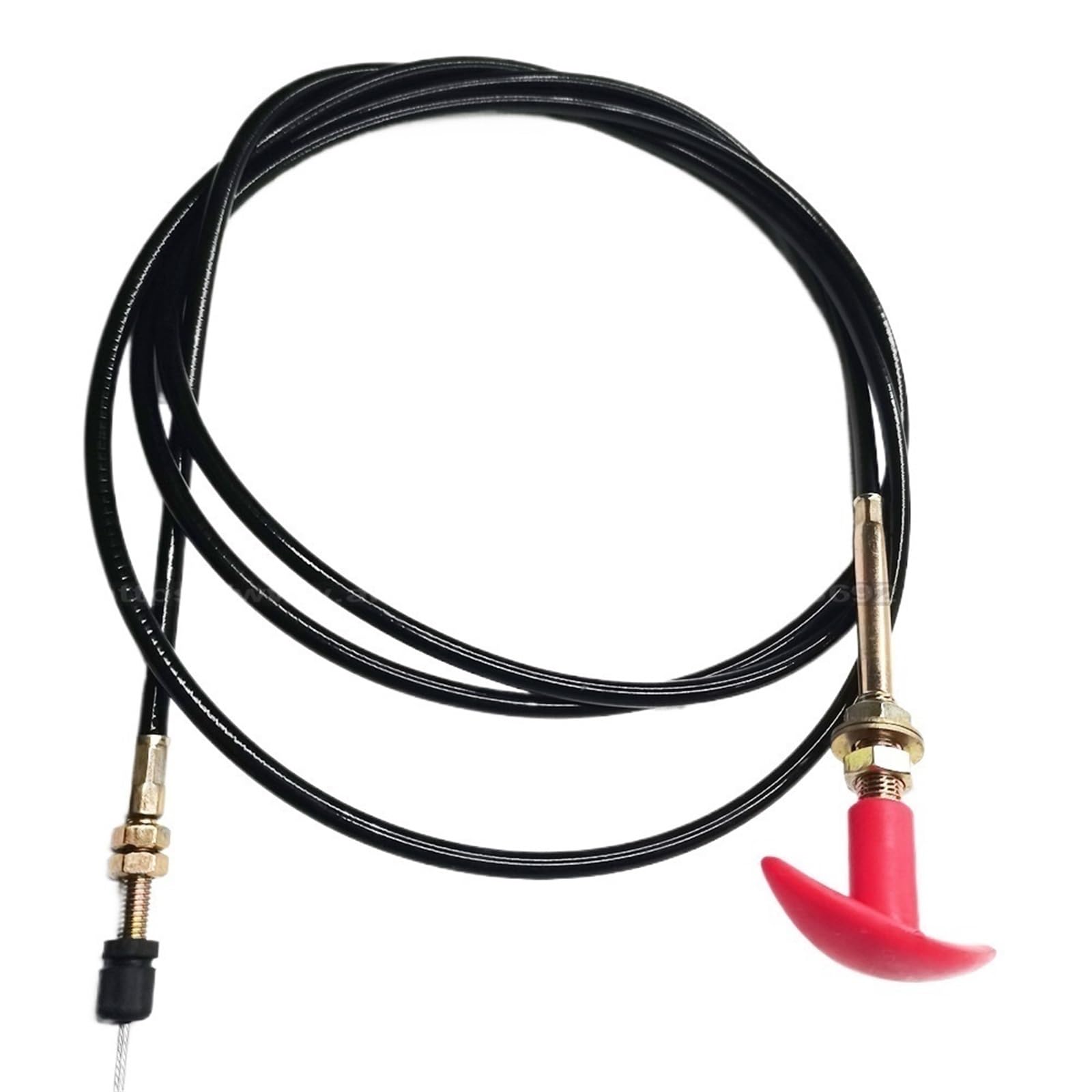Control-Push Pull Cable de estrangulador 2,5 Metros Perilla Redonda Go-Kart cortacésped Tractor Cable De Acelerador