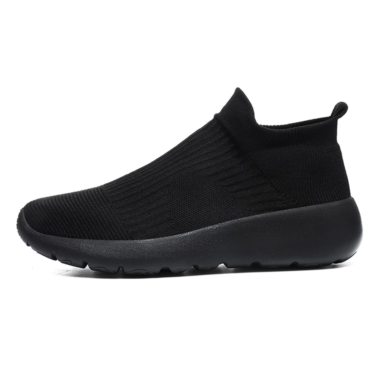 Generisch Herren Sneakers Herren Sneaker Neuartiges Mesh Design Atmungsaktive Bequeme Slip On Schuhe Einfarbig Modisch Langlebig